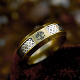Viking Warrior Rune Ring – Nordic Life Tree Stainless Steel Band in Gold & Silver