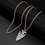 Viking Compass Necklace – Silver & Gold | Norse Symbol of Guidance and Protection