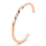 Viking Rune Open Bangle – Gold, Silver & Rose Gold | Norse Symbol of Strength and Protection