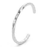 Viking Rune Open Bangle – Gold, Silver & Rose Gold | Norse Symbol of Strength and Protection