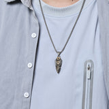 Viking Valknut Necklace – Silver & Gold | Norse Symbol of Valor and Eternal Life