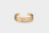 Viking Valknut Open Bangle – Gold, Silver & Black | Norse Symbol of Strength and Eternal Honor