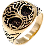 Viking Tree of Life Stainless Steel Ring – Gold, Silver & Two-Tone