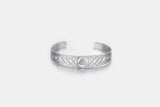 Viking Valknut Open Bangle – Gold, Silver & Black | Norse Symbol of Strength and Eternal Honor